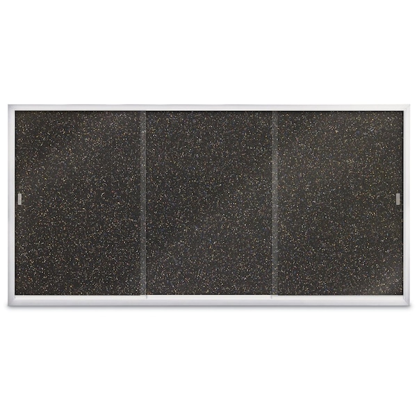 Sliding Door Indoor Enclosed Corkboard, 7
